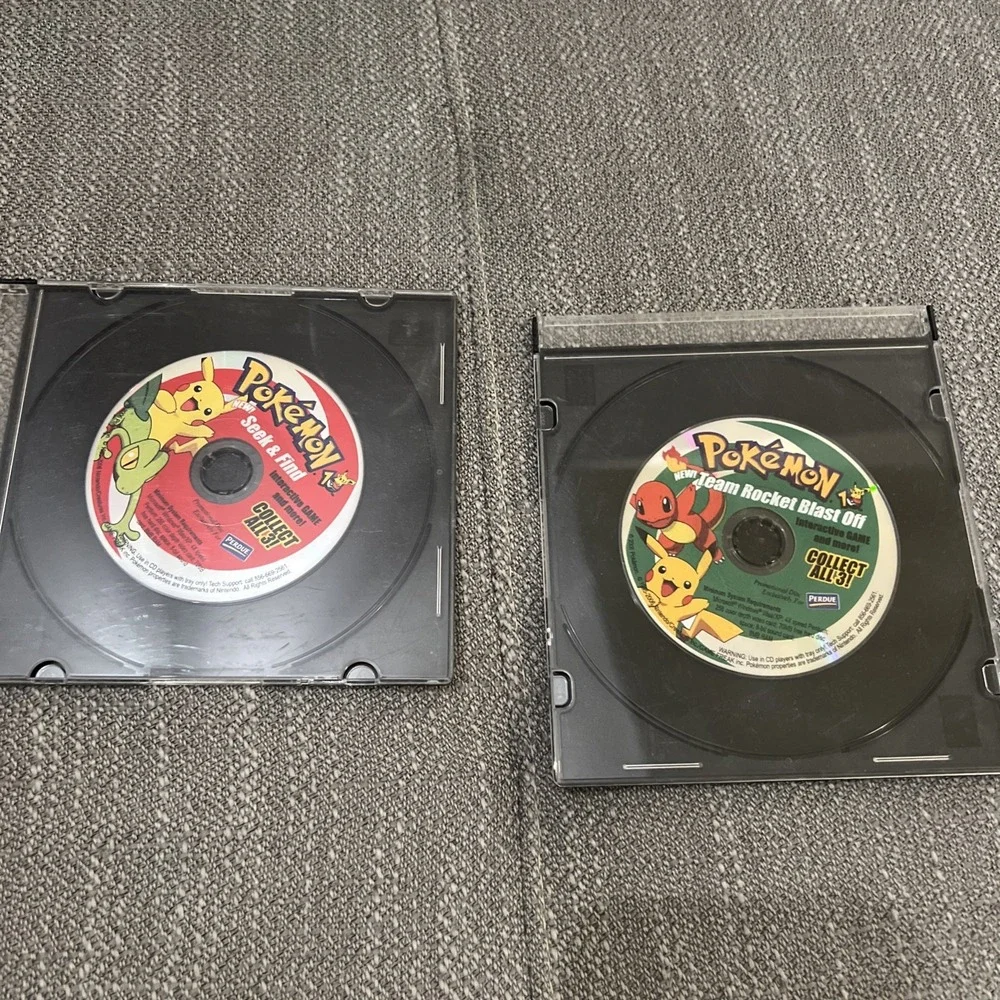 Pokemon Perdue Mini Games 2006 Lot Of 2 Seek & Find Team Rocket Blast Off